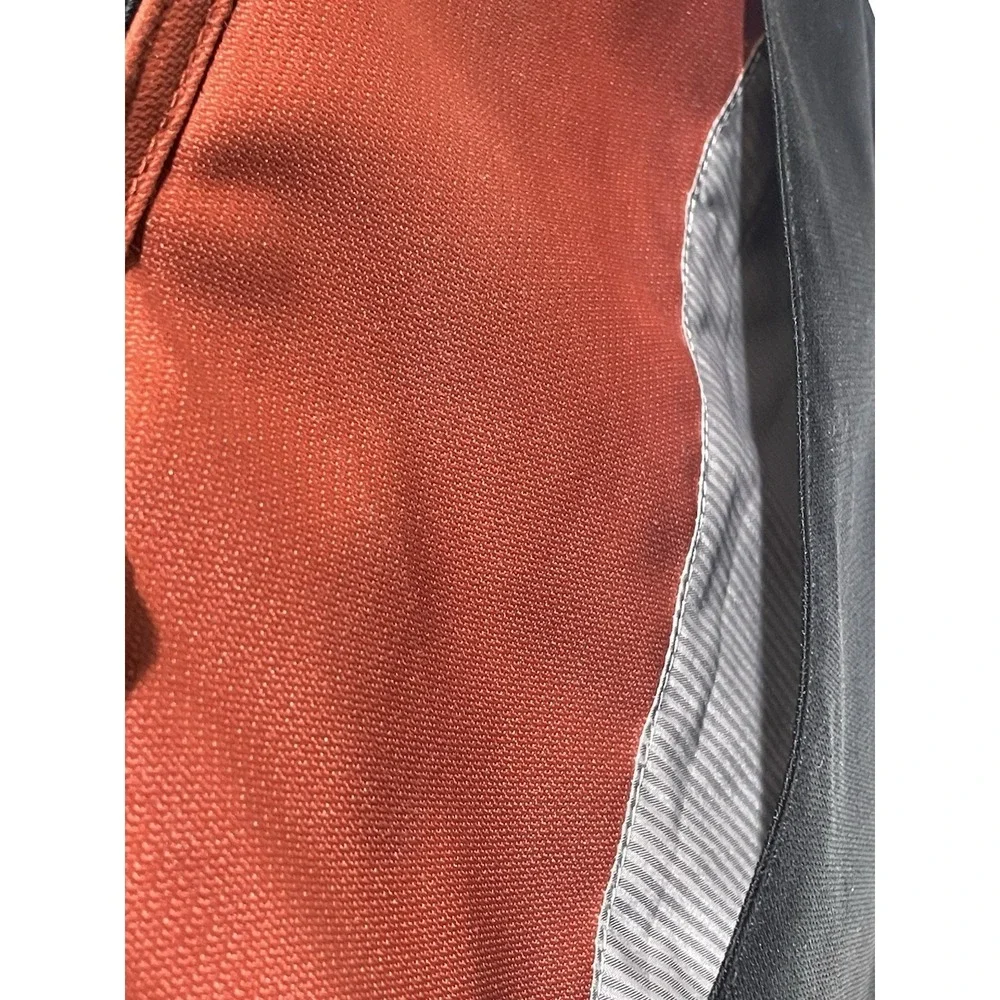 Sherpani Canvas Messenger Bag / Laptop Briefcase – Black & Rust Orange